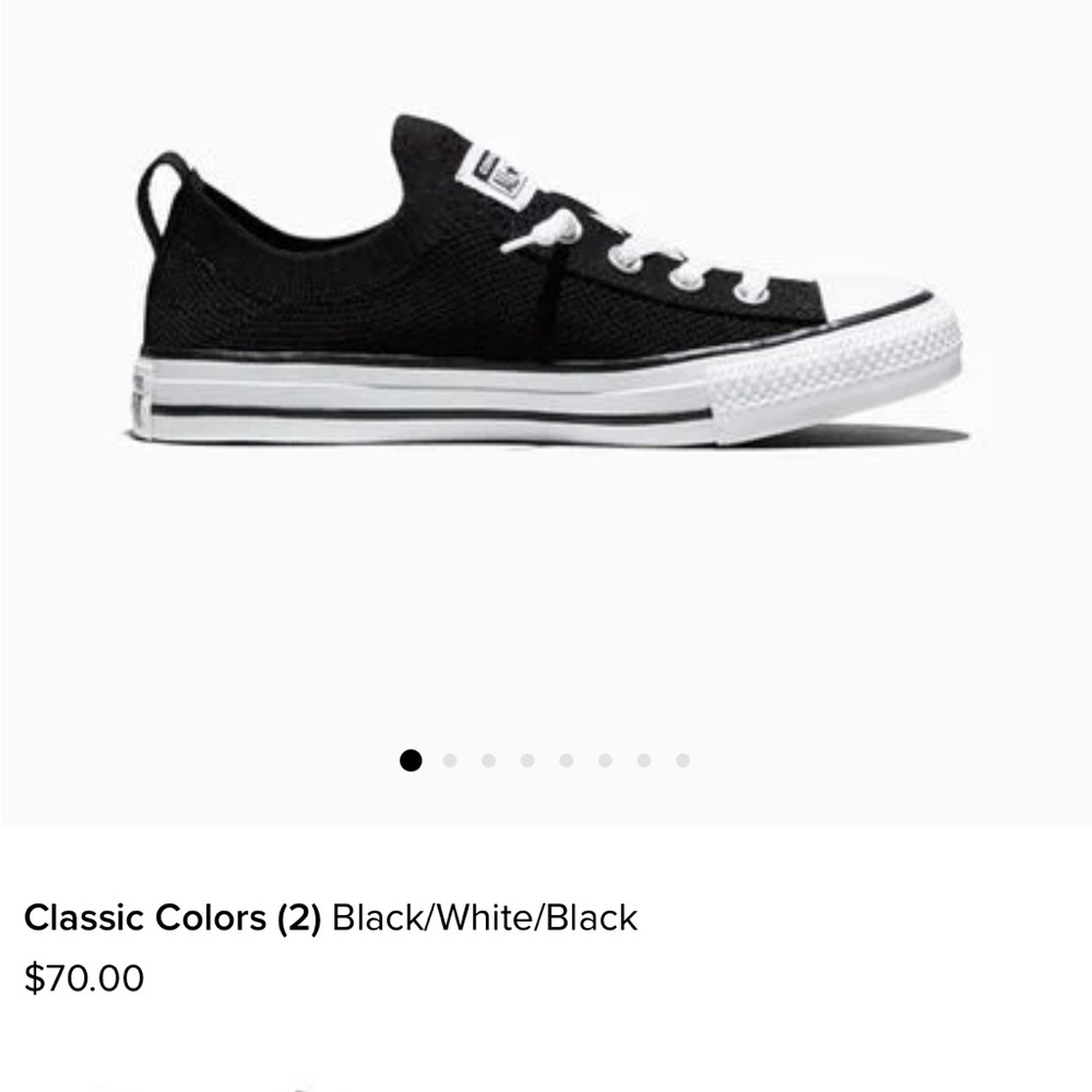 Converse Classic Black and White Sneakers